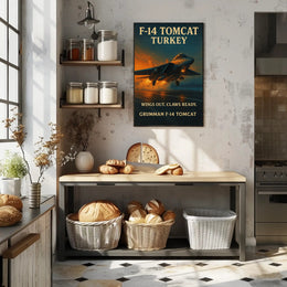F-14 Tomcat Fighter Jet Poster
