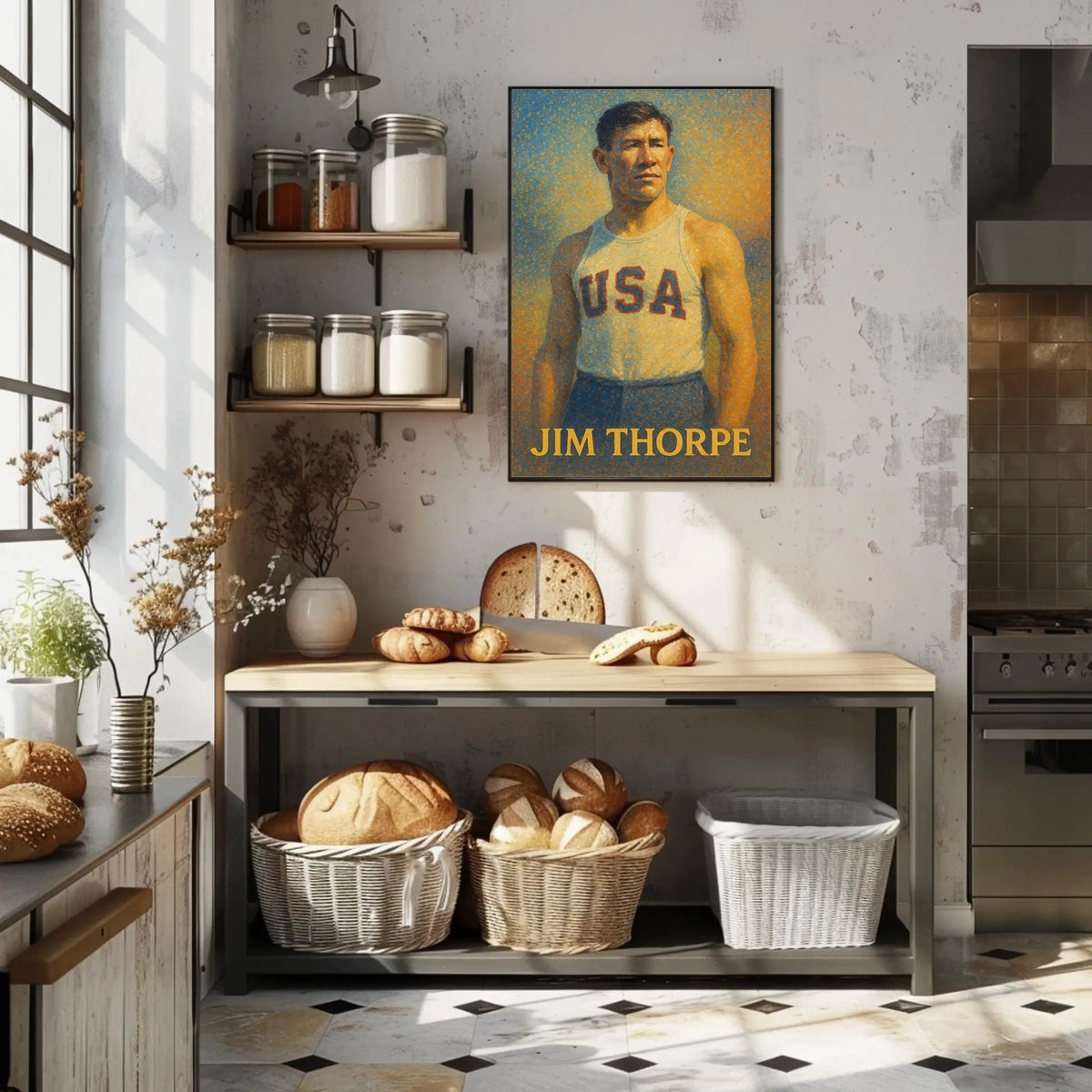 Jim Thorpe American Athlete Poster