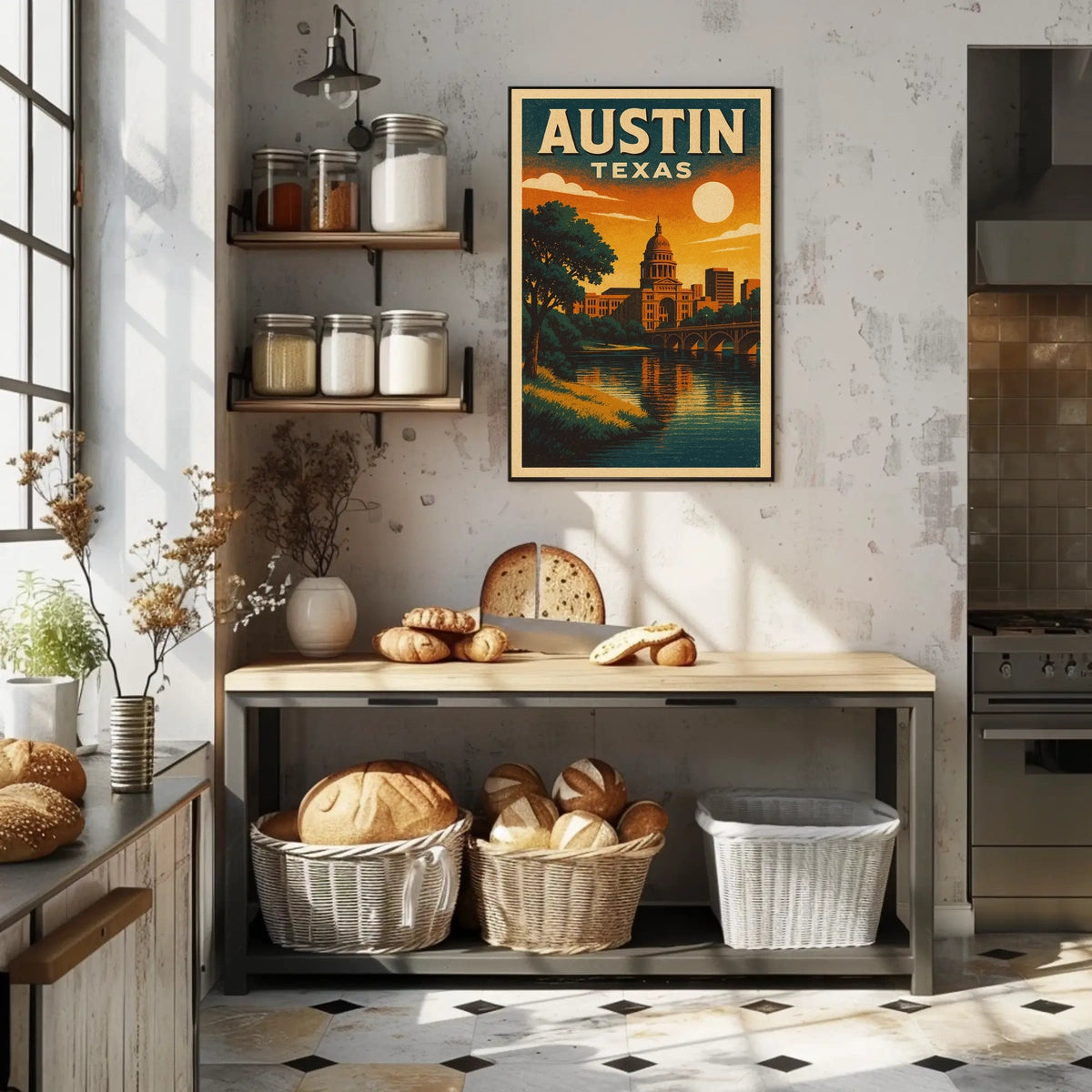 Austin, Texas A Scenic View Poster