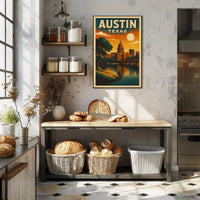 Austin, Texas A Scenic View Poster