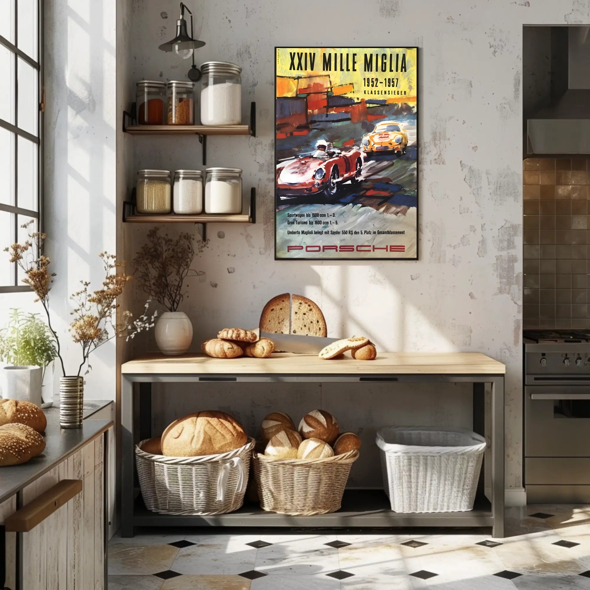 Porsche Mille Miglia Victory Poster