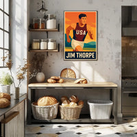 Jim Thorpe American Athlete Poster