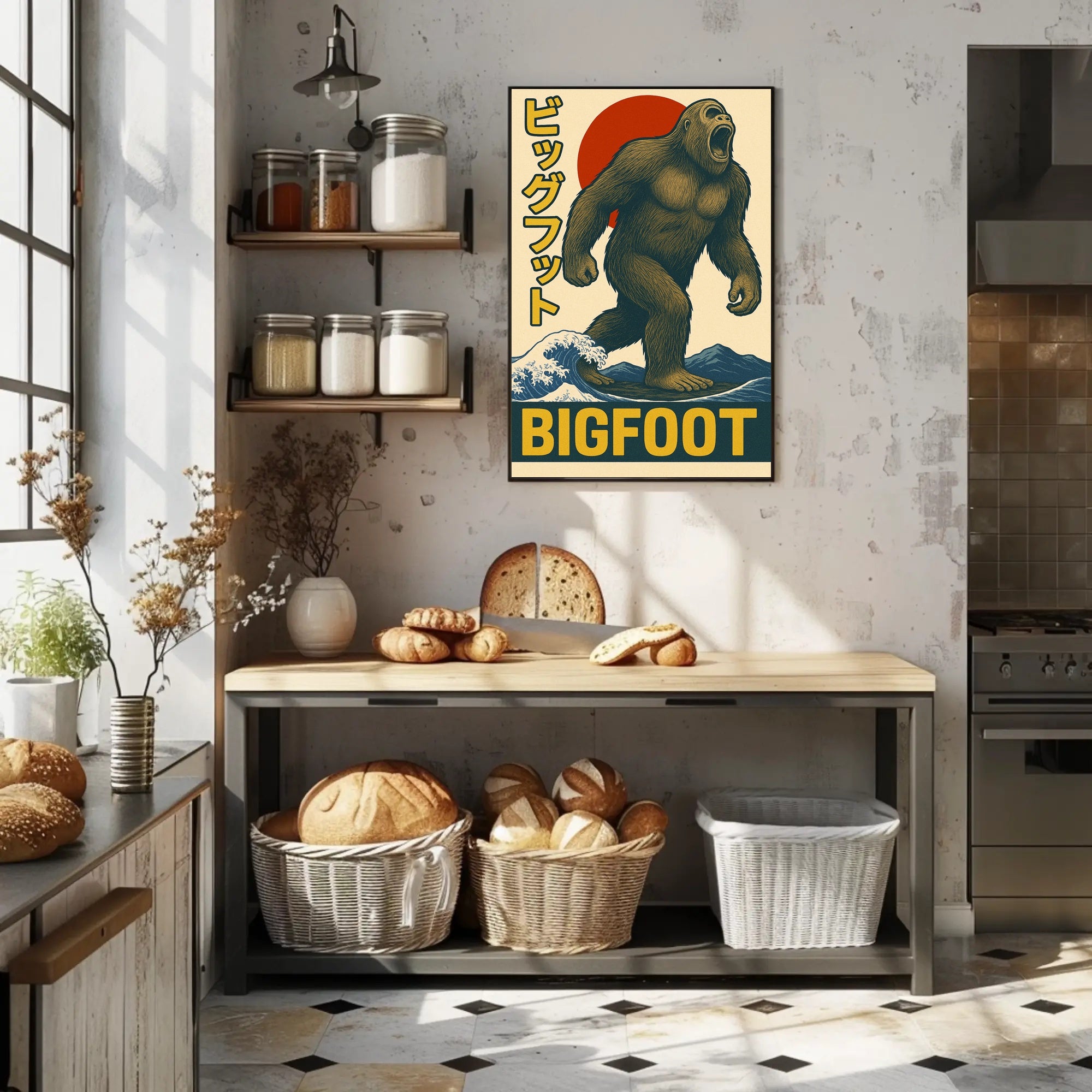 Bigfoot Sighted Poster PosterGoat