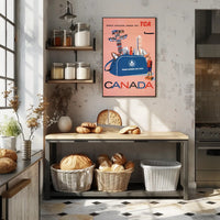 Vintage Trans-Canada Air Lines Travel Poster PosterGoat