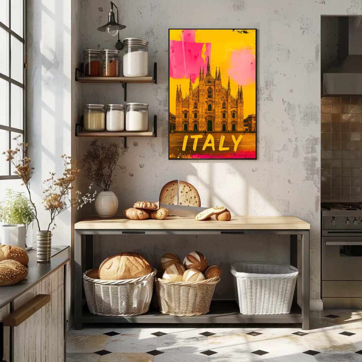 Vibrant Italy Poster