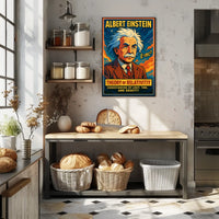 Albert Einstein Theory Of Relativity Poster