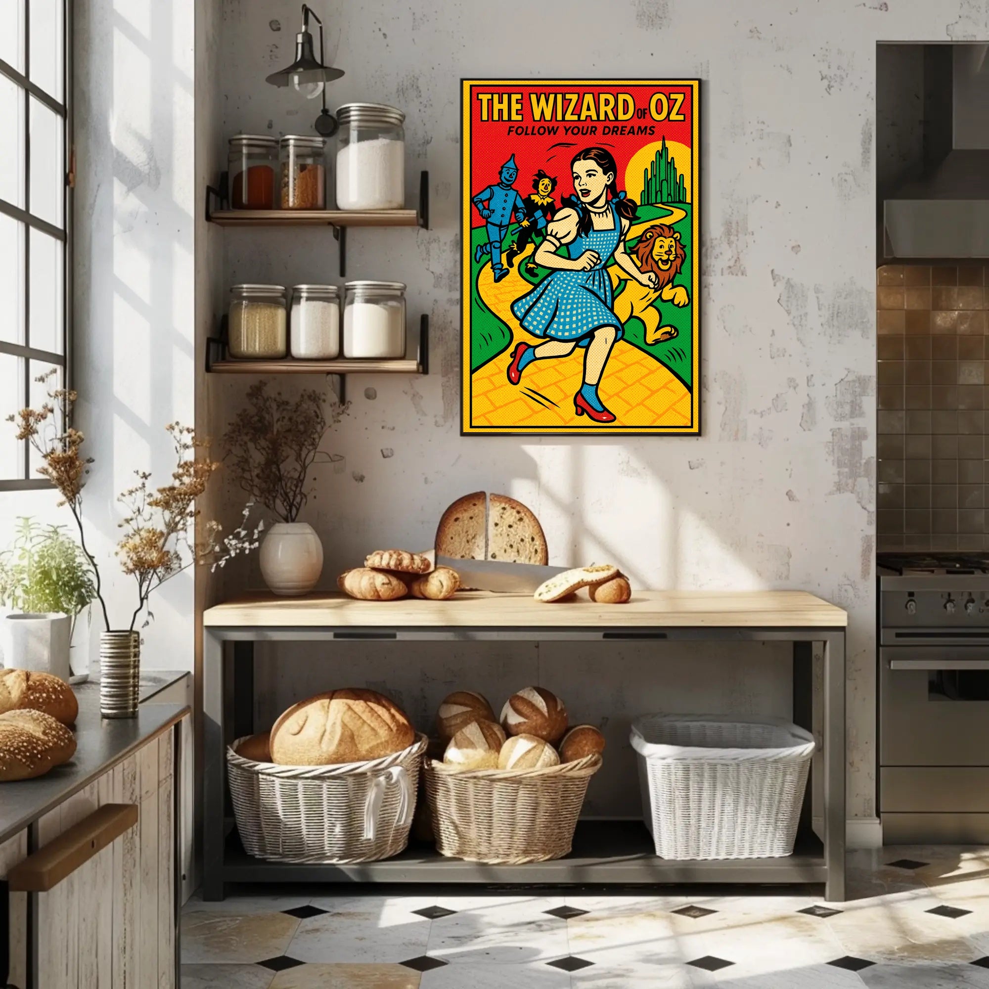Wizard of Oz Pop Culture Poster PosterGoat