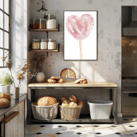 Heart of Sweetness Poster Romantic Wall Art Print
