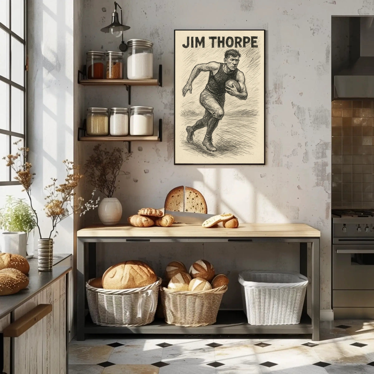 Jim Thorpe Athletic Legend Poster