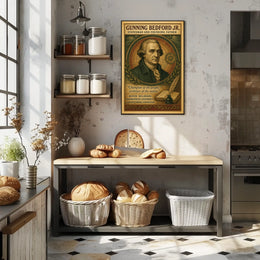 Gunning Bedford Jr. Statesman and Founding Father Poster