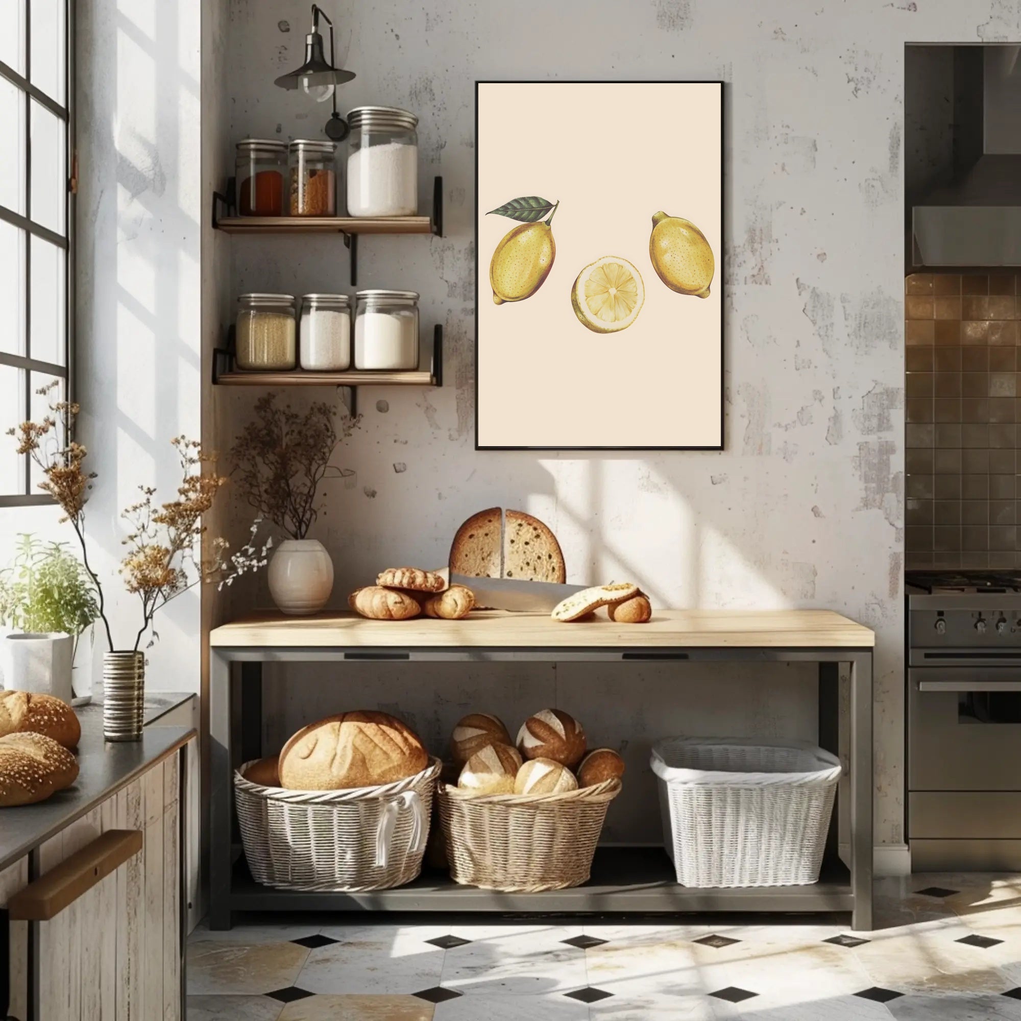 Lemons in Art Poster