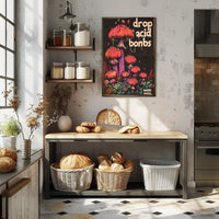 Drop Acid Bombs Poster Art Print for Home Decor PosterGoat