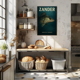 Zander Aquatic-Themed Poster