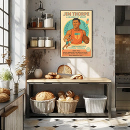 Jim Thorpe Iconic Sports Legend Jim Thorpe Poster