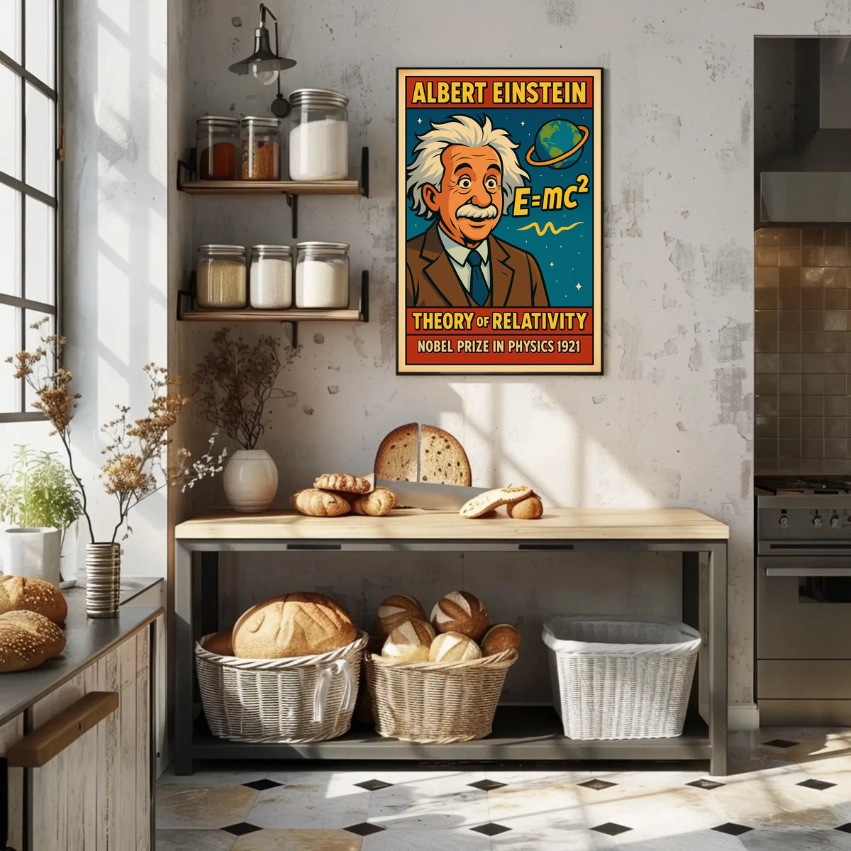 Albert Einstein Theory Of Relativity Poster