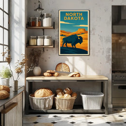 North Dakota Scenic Poster