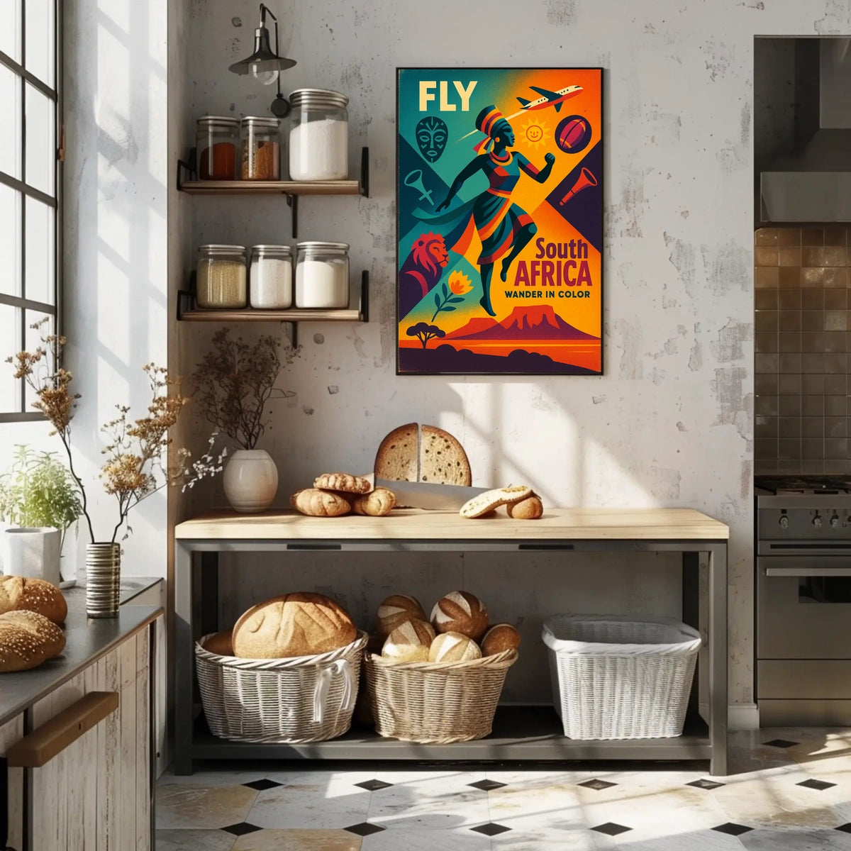 Fly South Africa Wander in Color Poster
