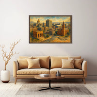 Maseru Cityscape Poster