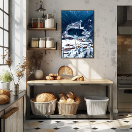 Winter Wonderland In The Mountains Poster