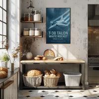 T-38 Talon Supersonic Jet Iconic Poster