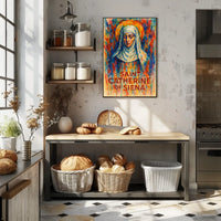 Saint Catherine Of Siena Poster