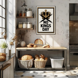 No Kings Day Anti-Monarchy Political or Propaganda Poster