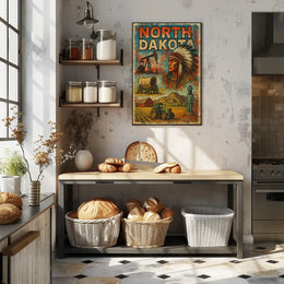 North Dakota Heritage Poster