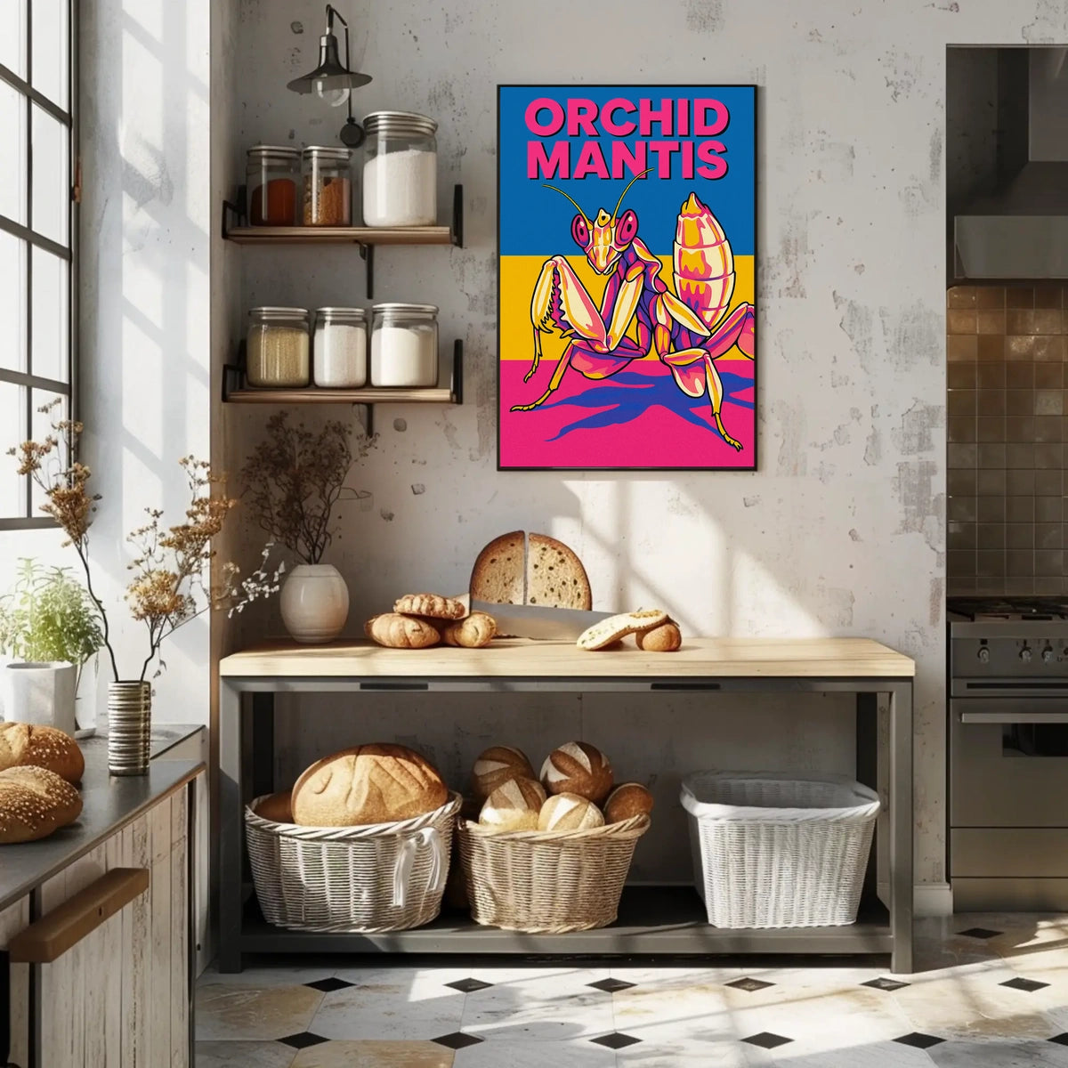 Orchid Mantis Poster