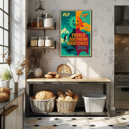 French Southern Territories Adventure Travel Poster PosterGoat