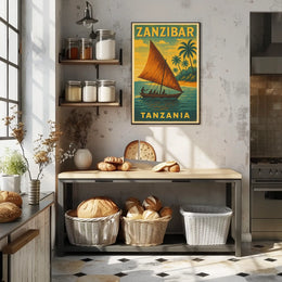 Zanzibar Travel Poster
