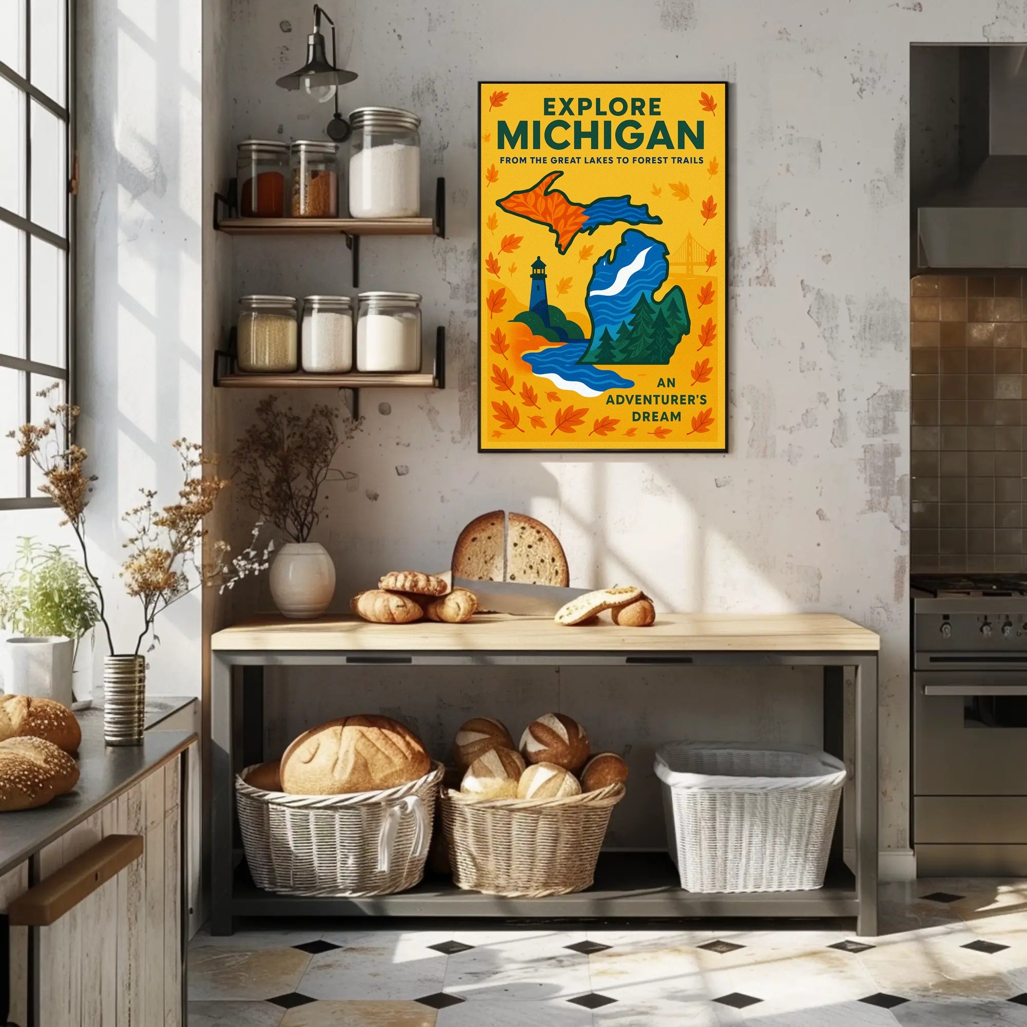 Explore Michigan Poster PosterGoat