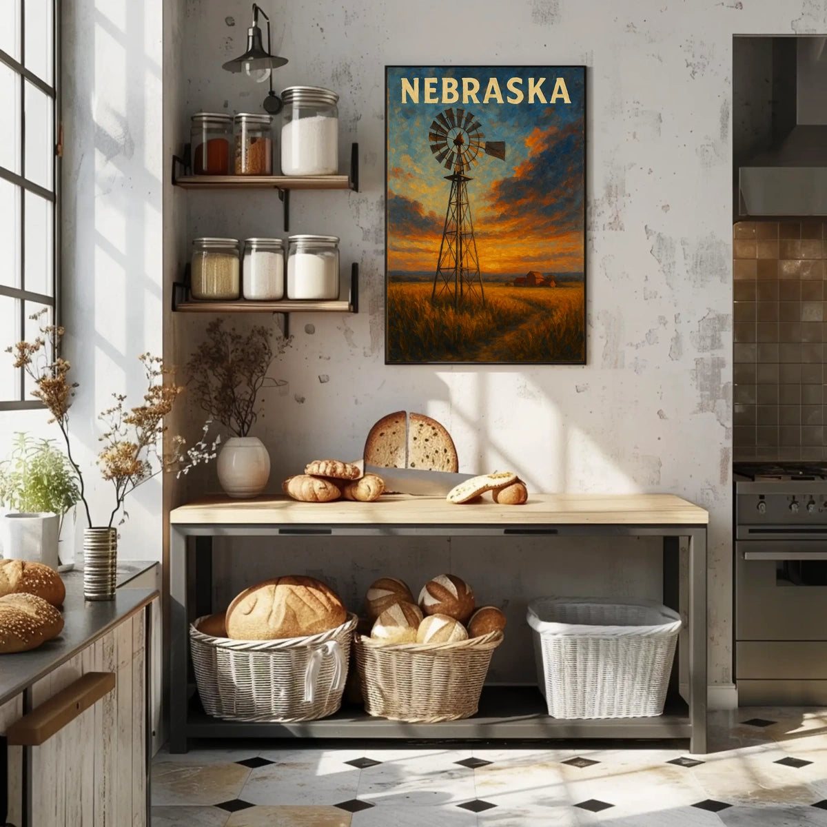Nebraska Landscape Poster