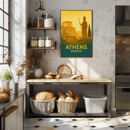 Athens, Greece A Timeless Journey Poster