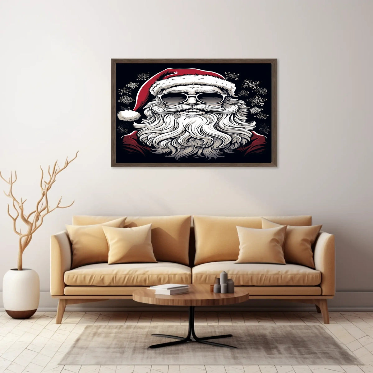 Cool Santa Vibes Poster