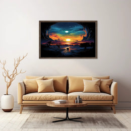 Journey Through A Cosmic Landscape Poster