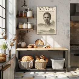 Brazil Favela Culture Poster