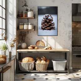 Winter Pinecone Poster