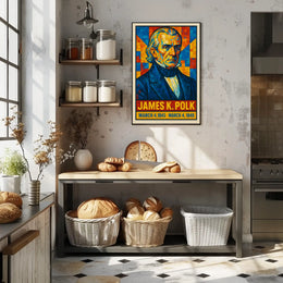 James K. Polk 11Th President Poster