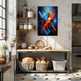 Dynamic Geometric Abstraction Abstract Poster PosterGoat
