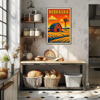 Nebraska Countryside Poster