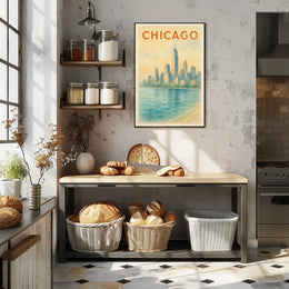Chicago Skyline Poster