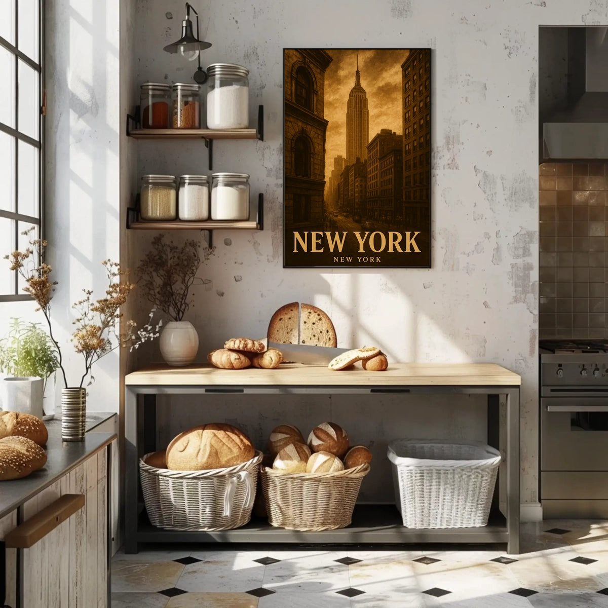 New York Cityscape Poster