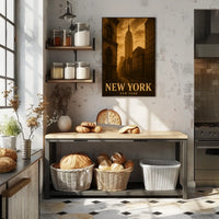 New York Cityscape Poster