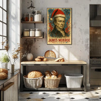 James Monroe 5th President of the United States Christmas SeriesPoster