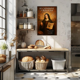 St. Catherine of Bologna The Patroness of Artists Poster