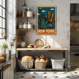 New York City Skyline Poster