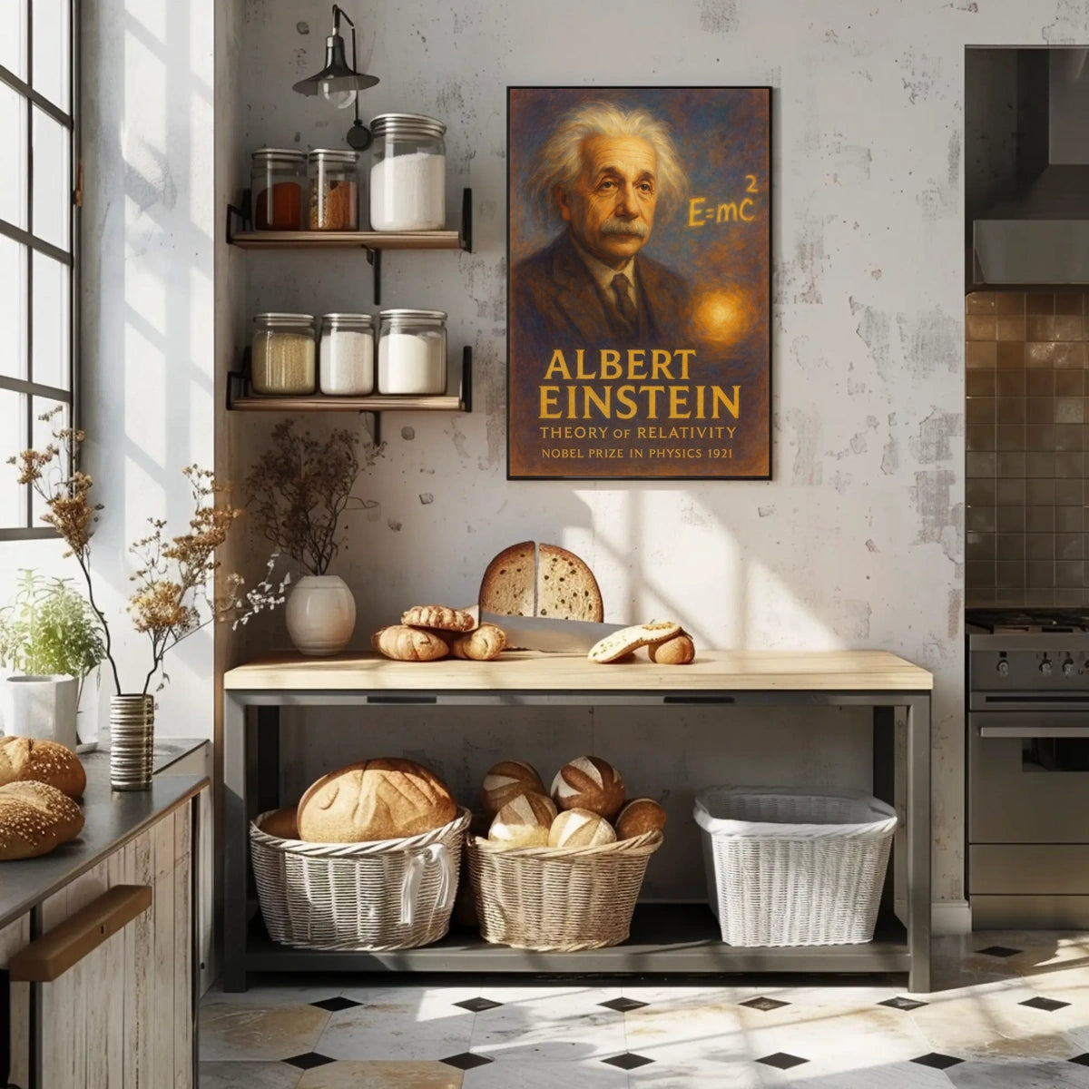 Albert Einstein Theory Of Relativity Poster