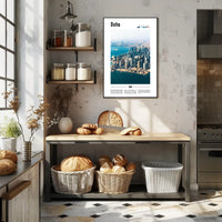 Doha Cityscape Vibrance: Modern Architecture and Culture Urban or Cityscape Poster PosterGoat