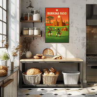 Burkina Faso Cultural Celebration Poster