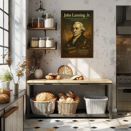 John Lansing Jr. A Luminary of Early American Jurisprudence Poster